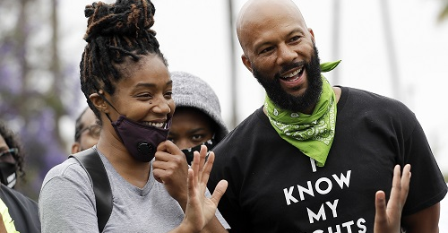 news Common partly credits girlfriend Tiffany Haddish for his abs