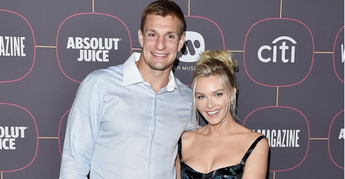 Did Rob Gronkowski and Camille Kostek hook up before NFL games?