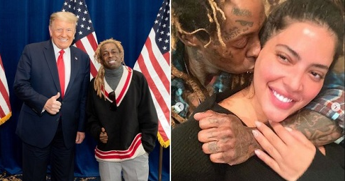 news Lil Wayne posts poem after breakup with girlfriend Denise Bidot