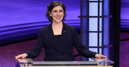 Mayim Bialik is interval host of “Jeopardy!”